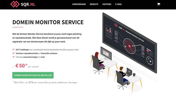 SQR Domein Monitor Service
