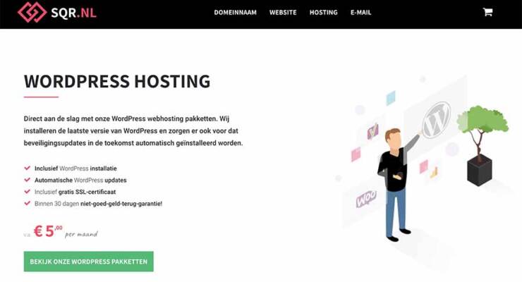 SQR WordPress hosting